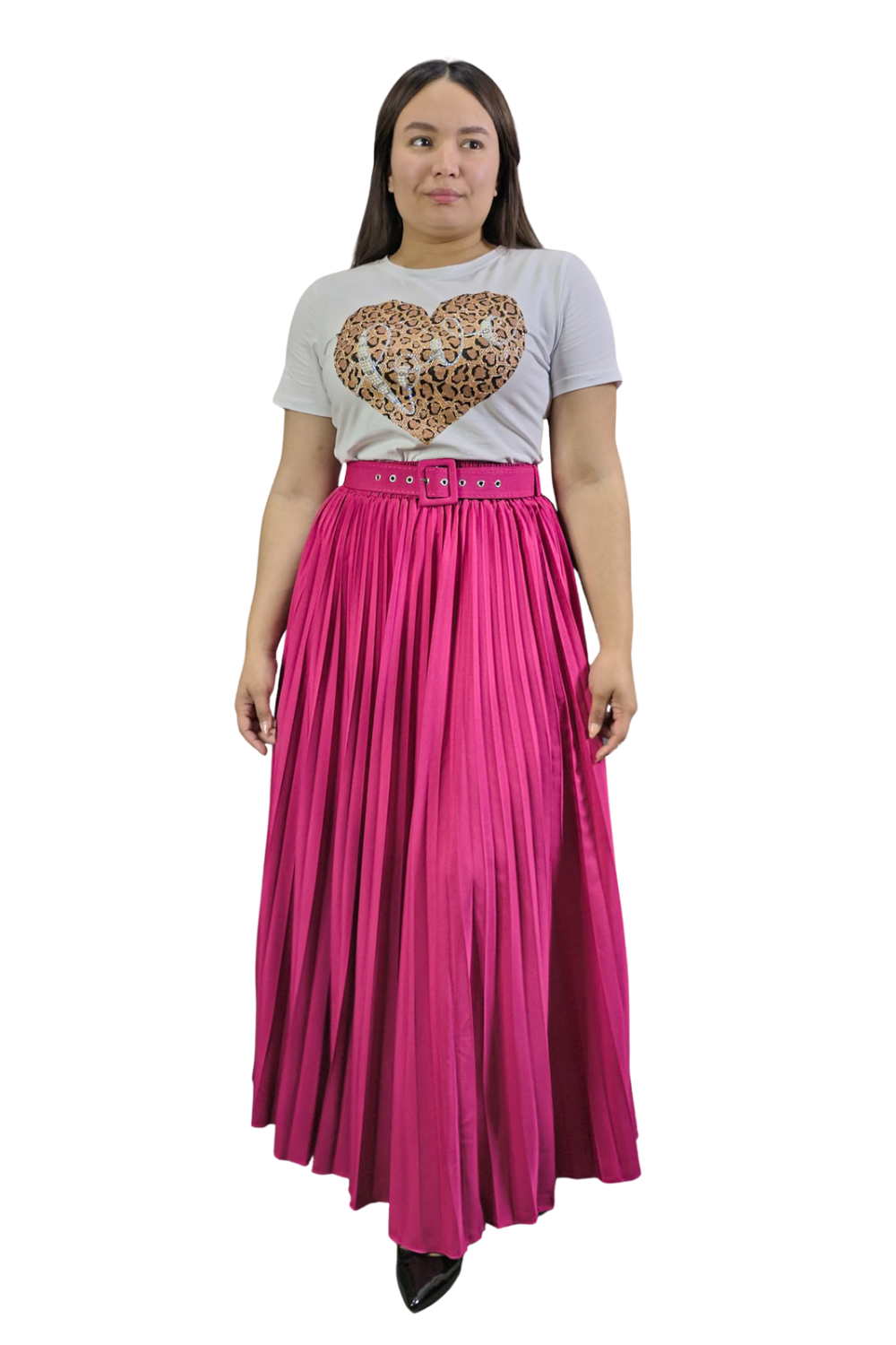 Maxi Falda Plisada Grace