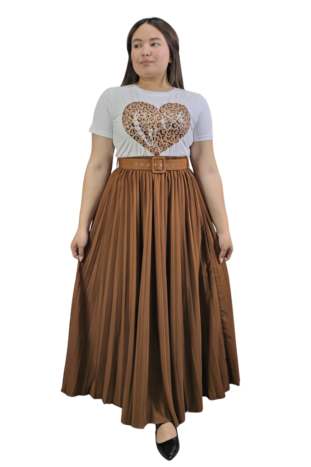 Maxi Falda Plisada Grace
