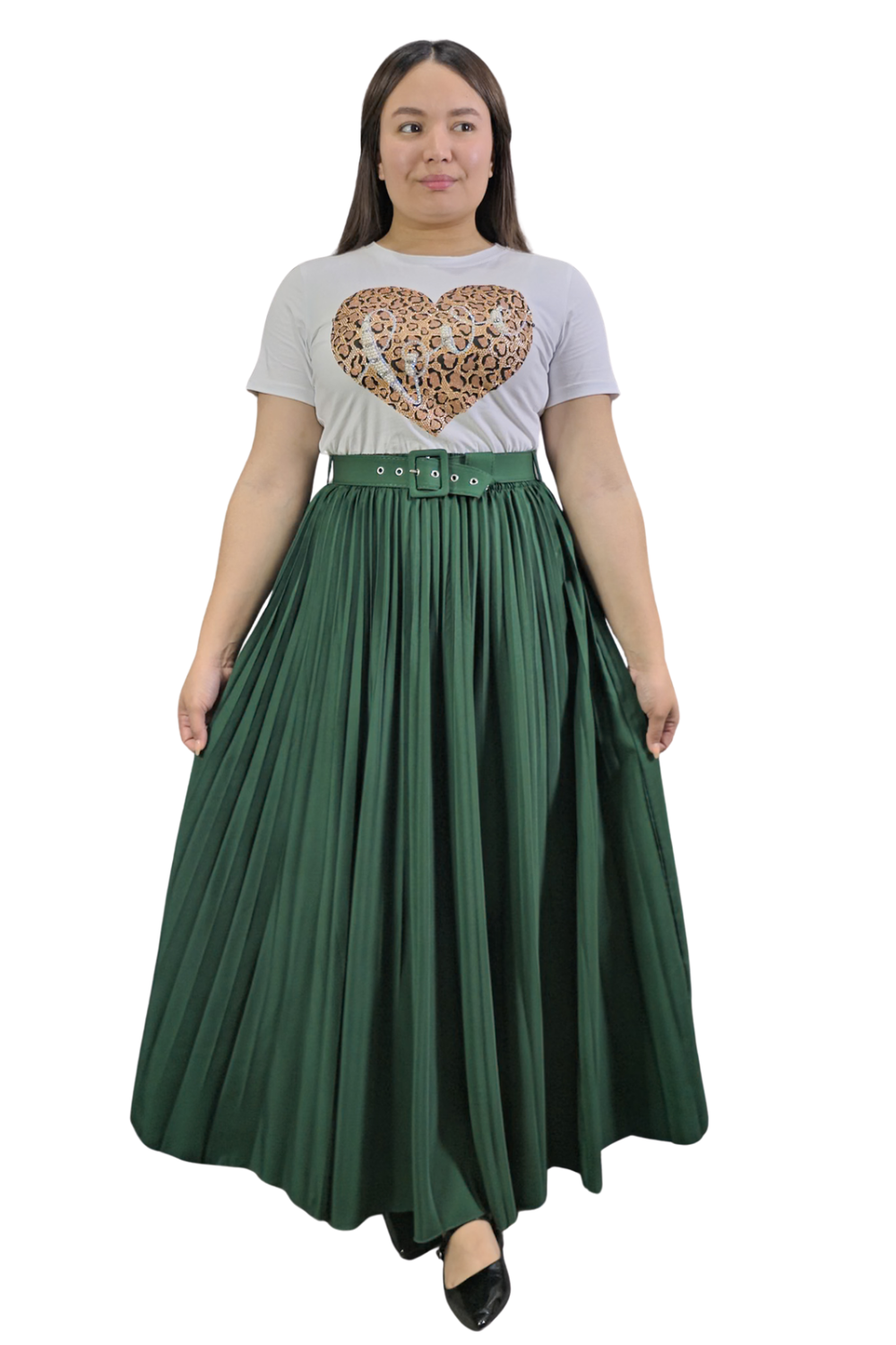 Maxi Falda Plisada Grace