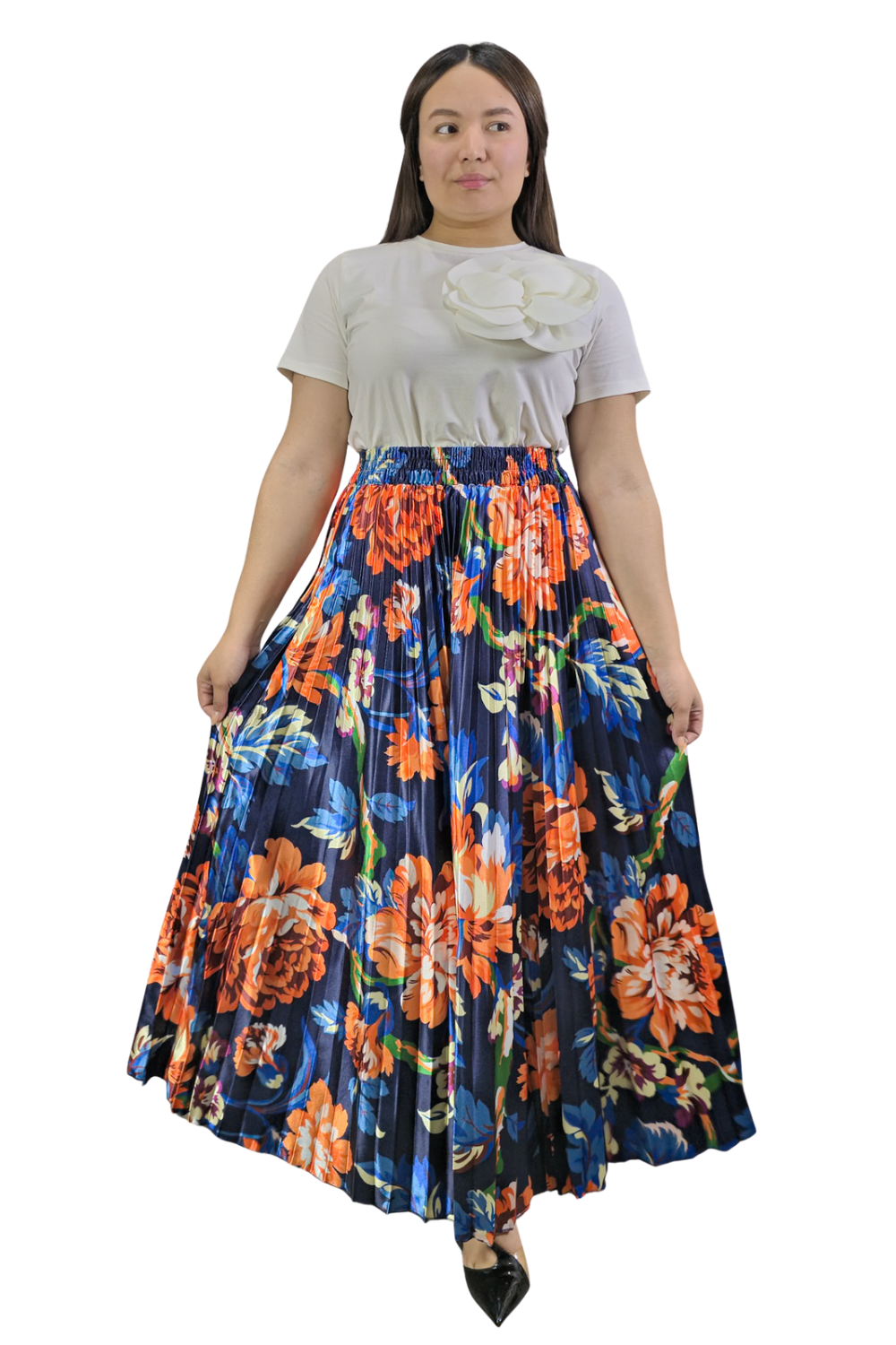Maxi Falda Plisada Freya