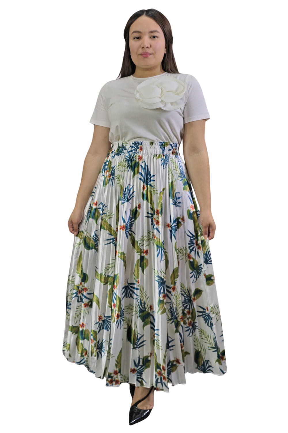 Maxi Falda Plisada Freya