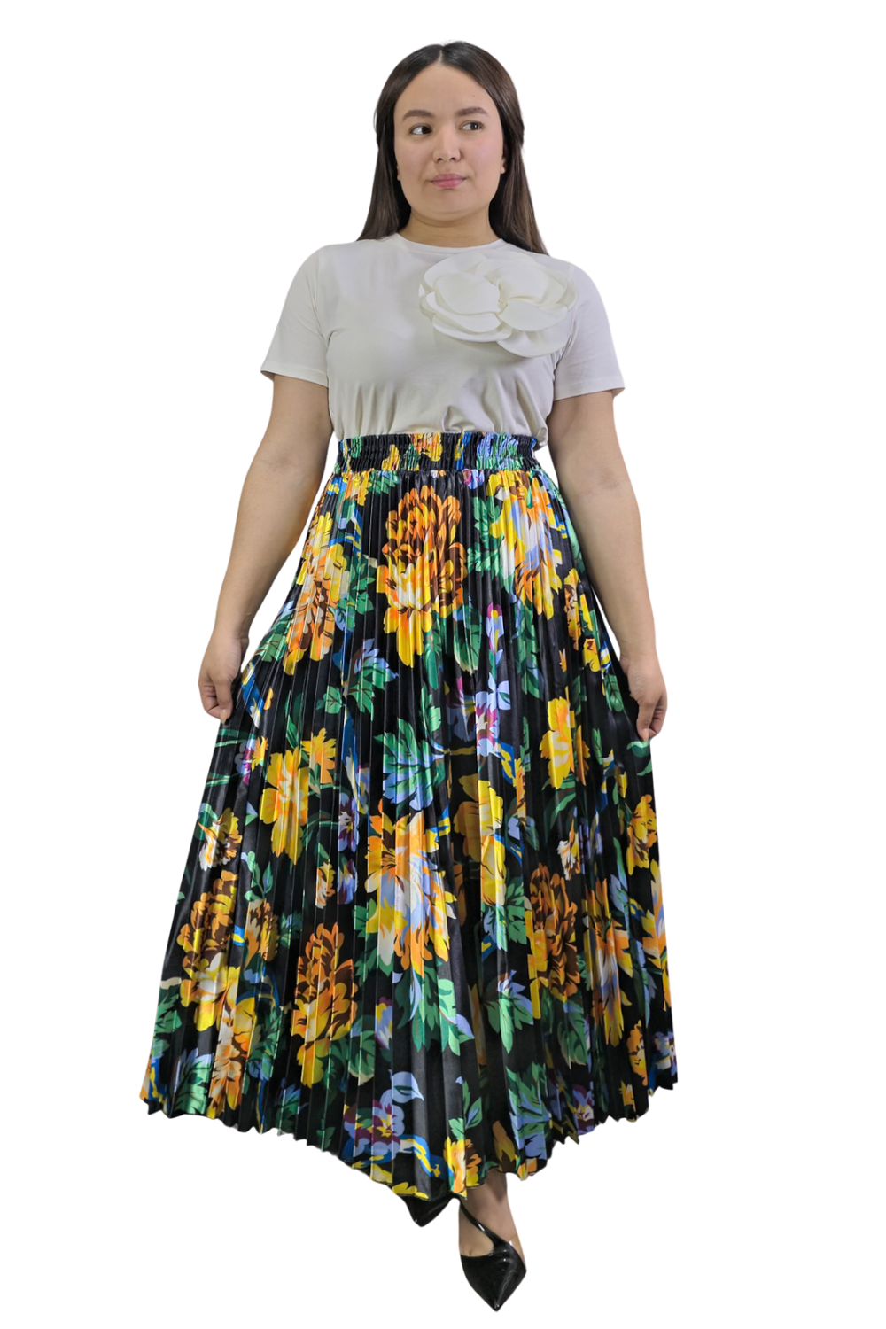 Maxi Falda Plisada Freya