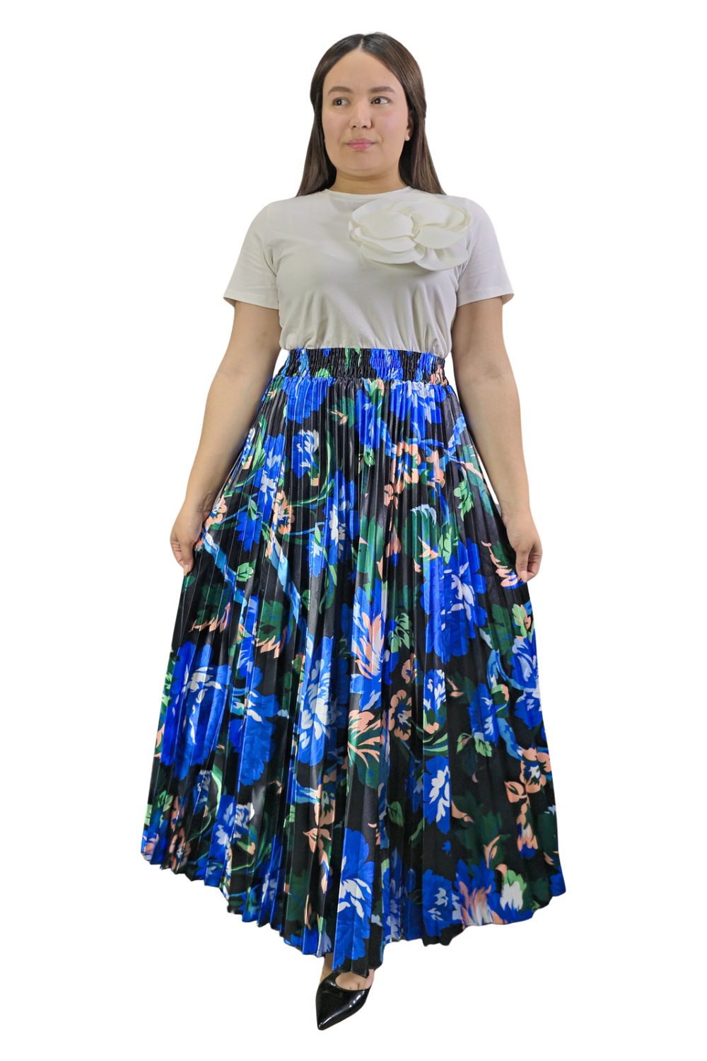 Maxi Falda Plisada Freya