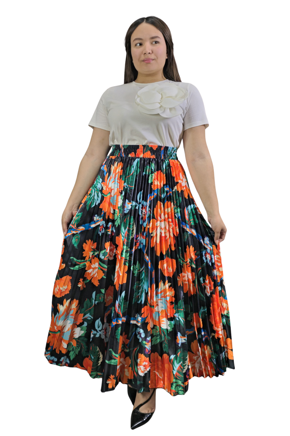 Maxi Falda Plisada Freya