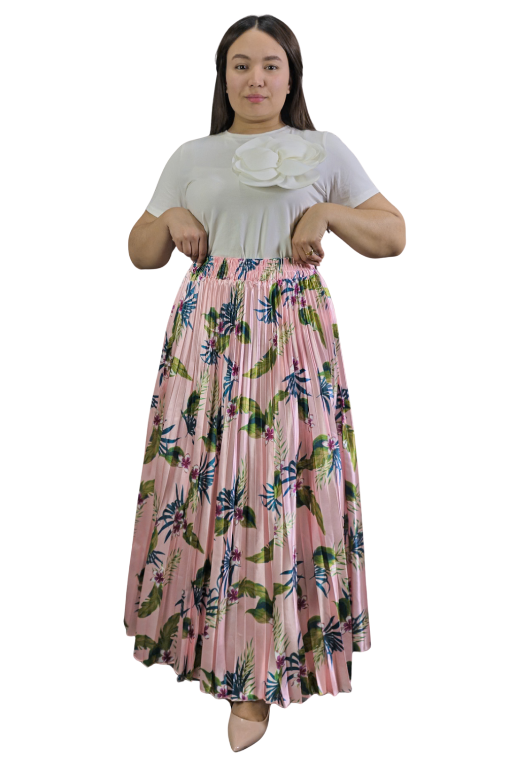 Maxi Falda Plisada Freya