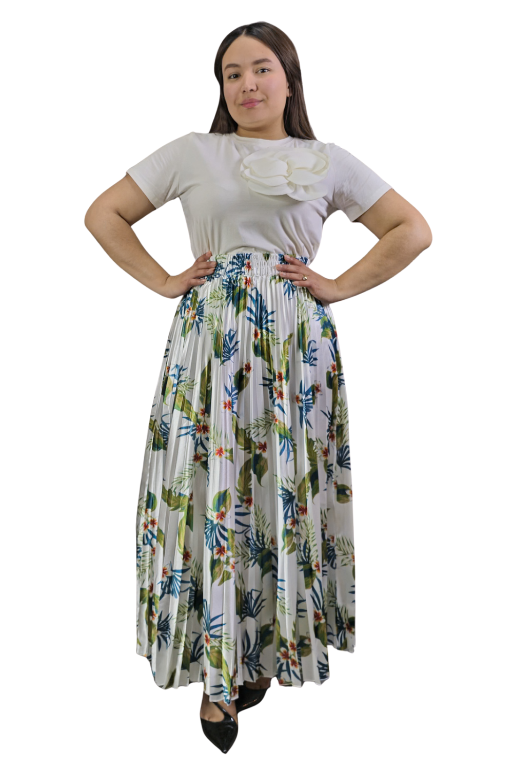 Maxi Falda Plisada Freya