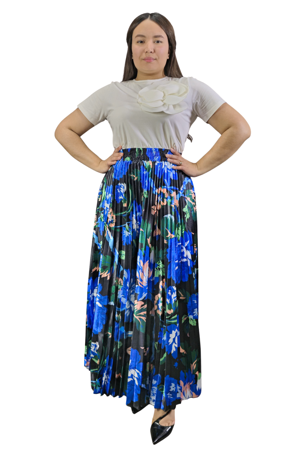 Maxi Falda Plisada Freya