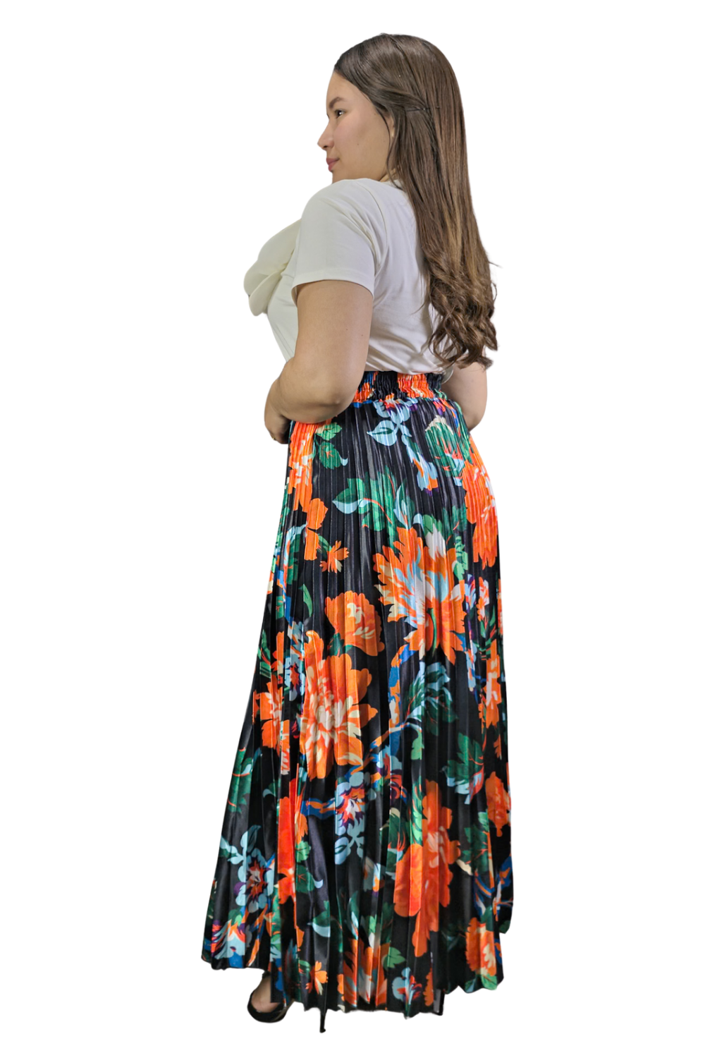 Maxi Falda Plisada Freya