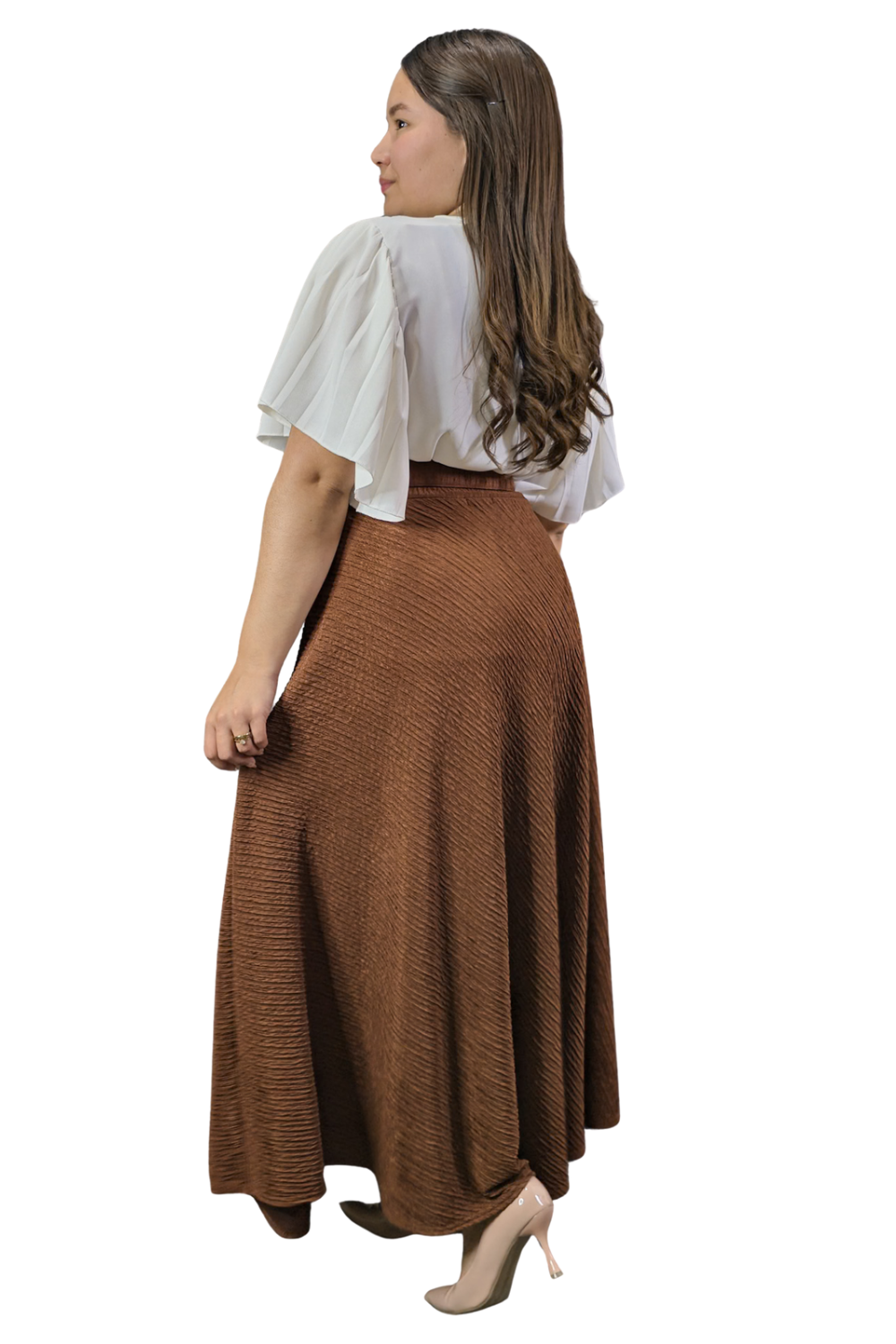 Maxi Falda Texturizada Molly