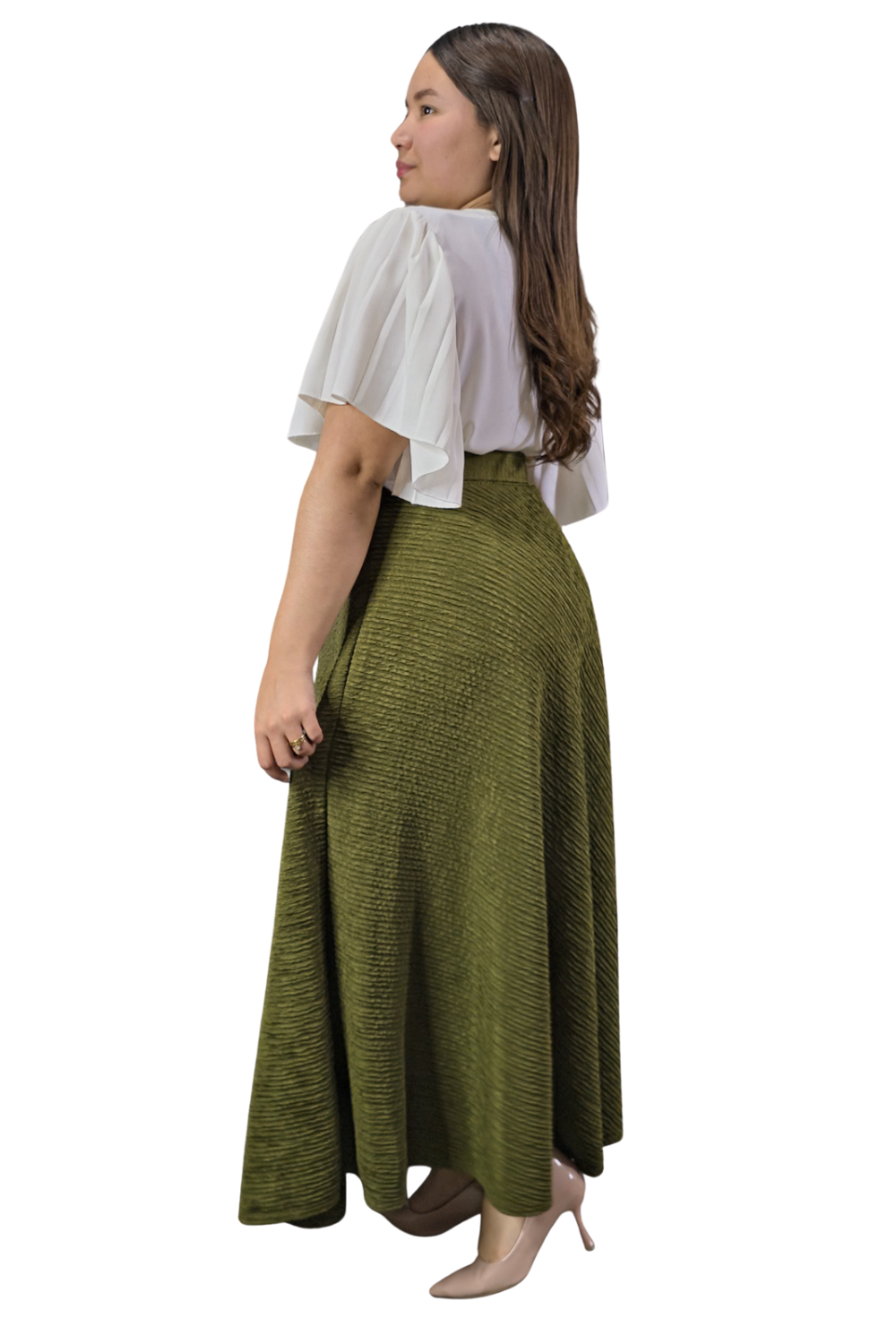 Maxi Falda Texturizada Molly