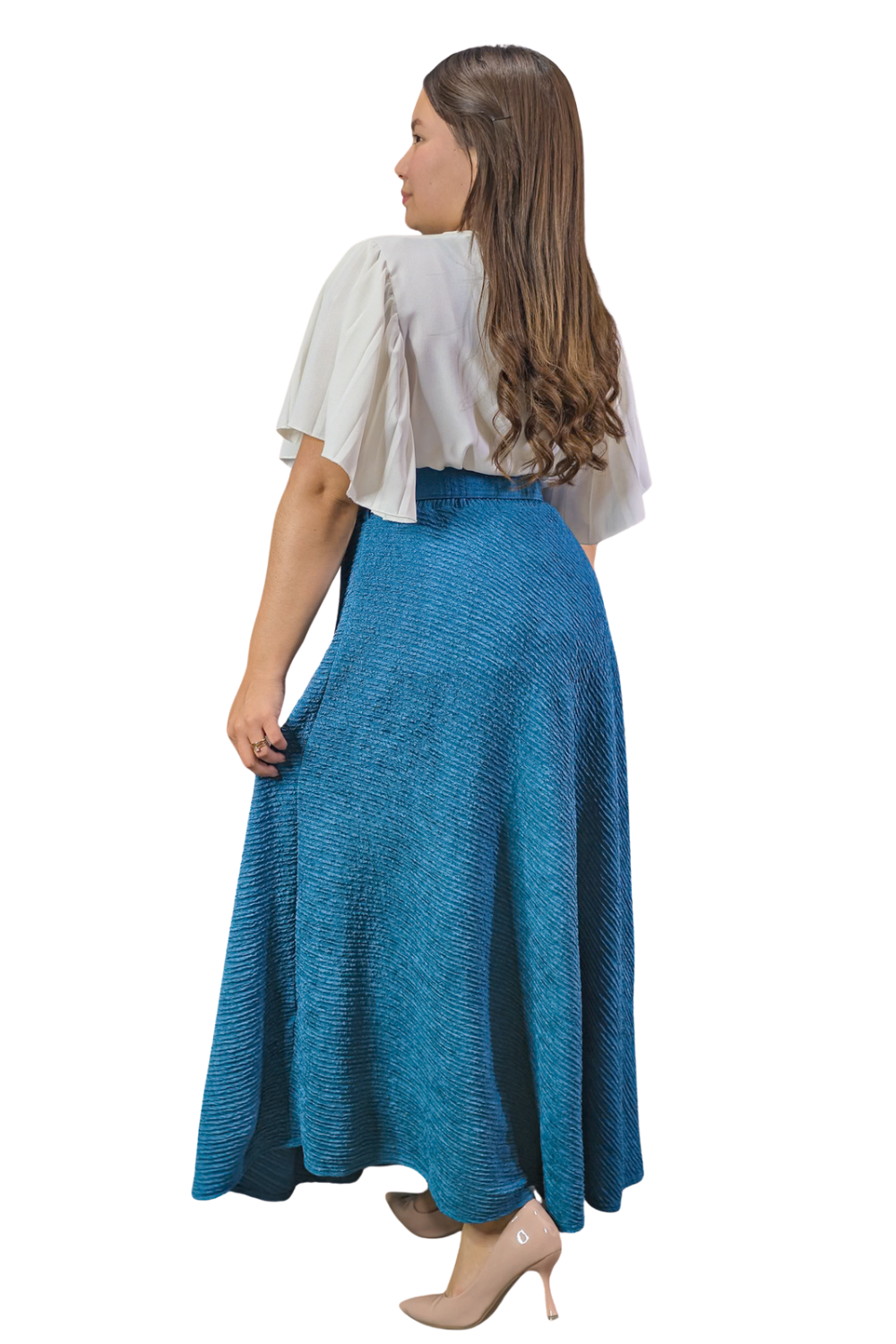 Maxi Falda Texturizada Molly
