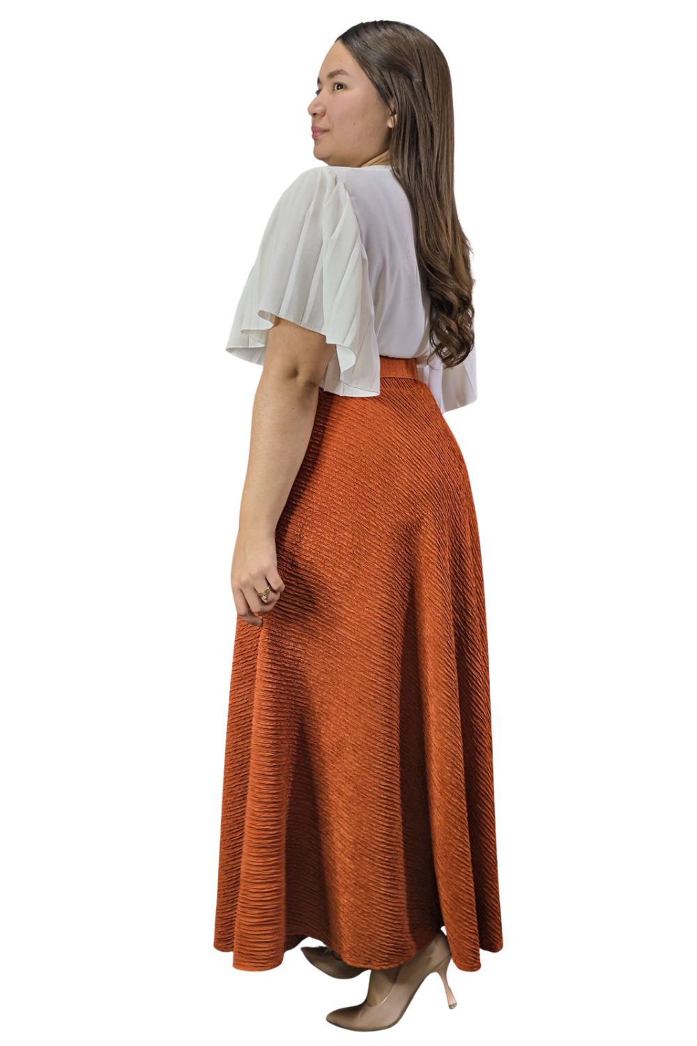 Maxi Falda Texturizada Molly