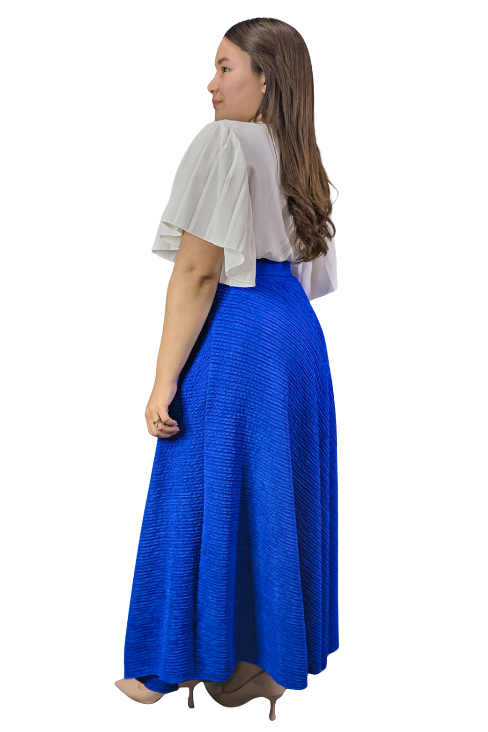 Maxi Falda Texturizada Molly