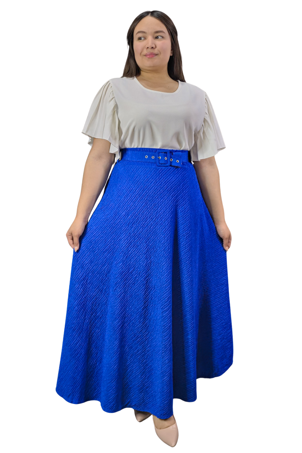 Maxi Falda Texturizada Molly