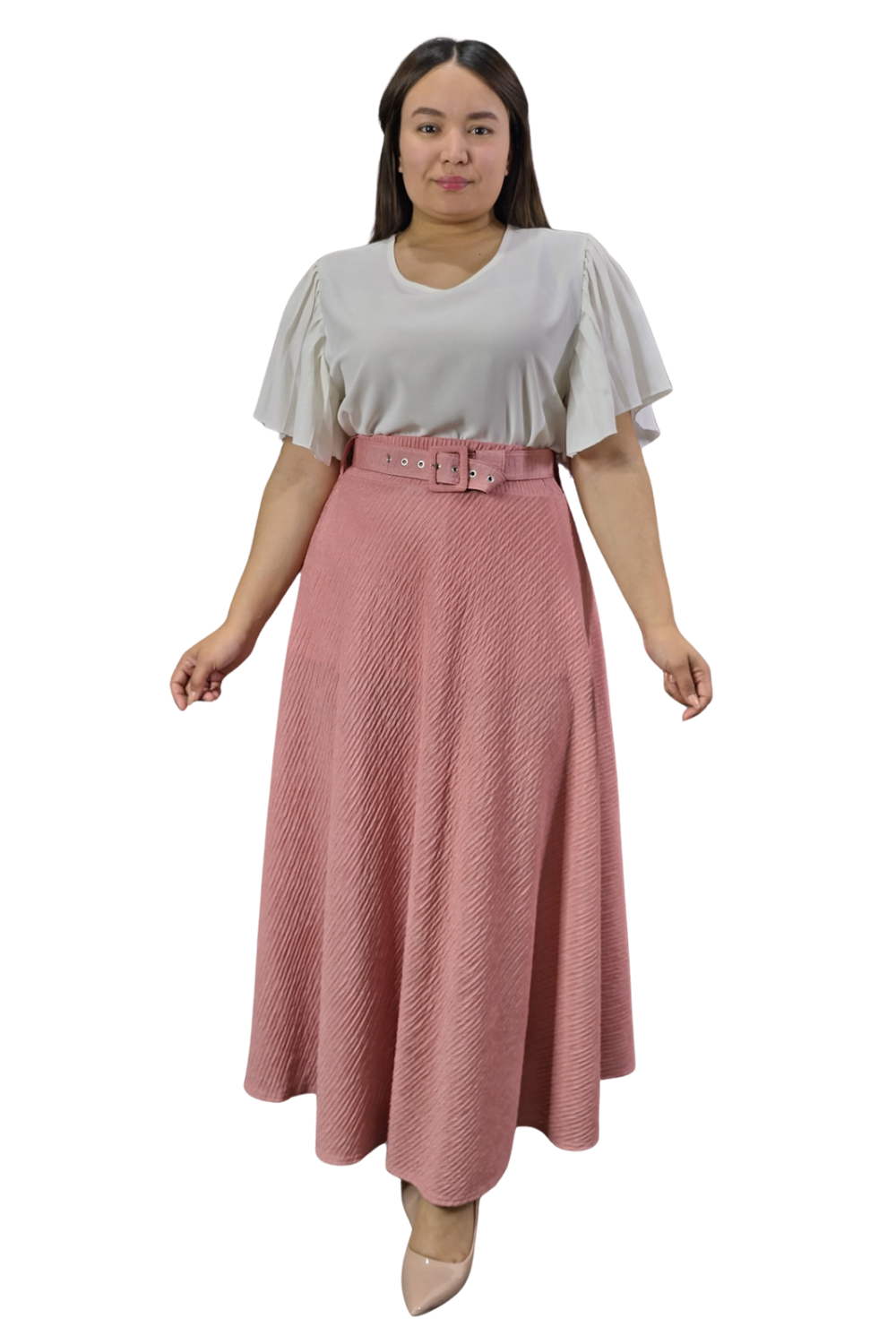 Maxi Falda Texturizada Molly