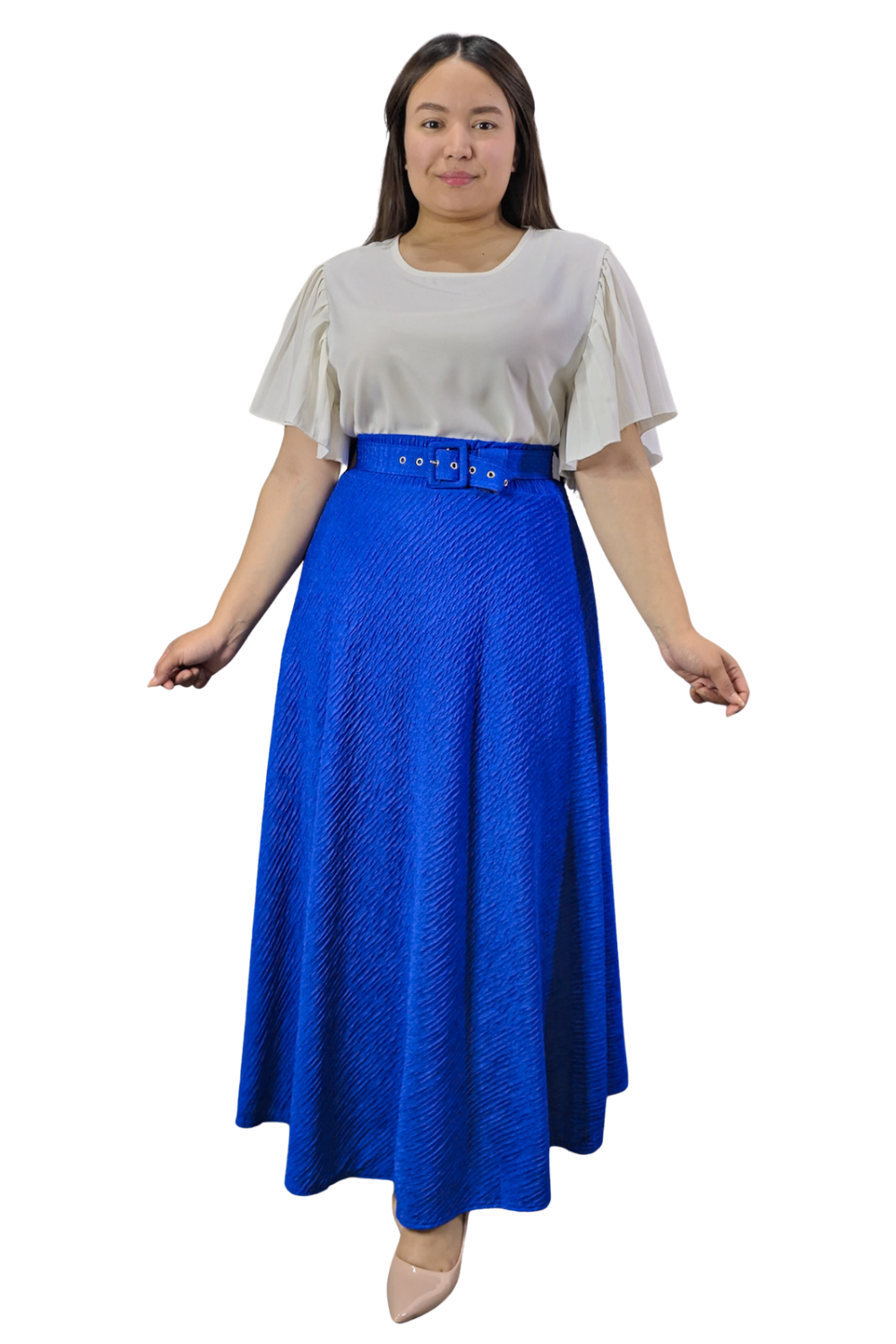 Maxi Falda Texturizada Molly