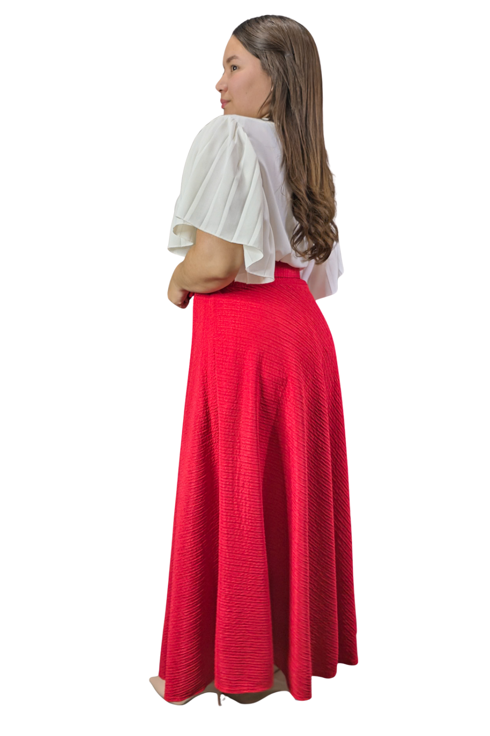 Maxi Falda Texturizada Molly