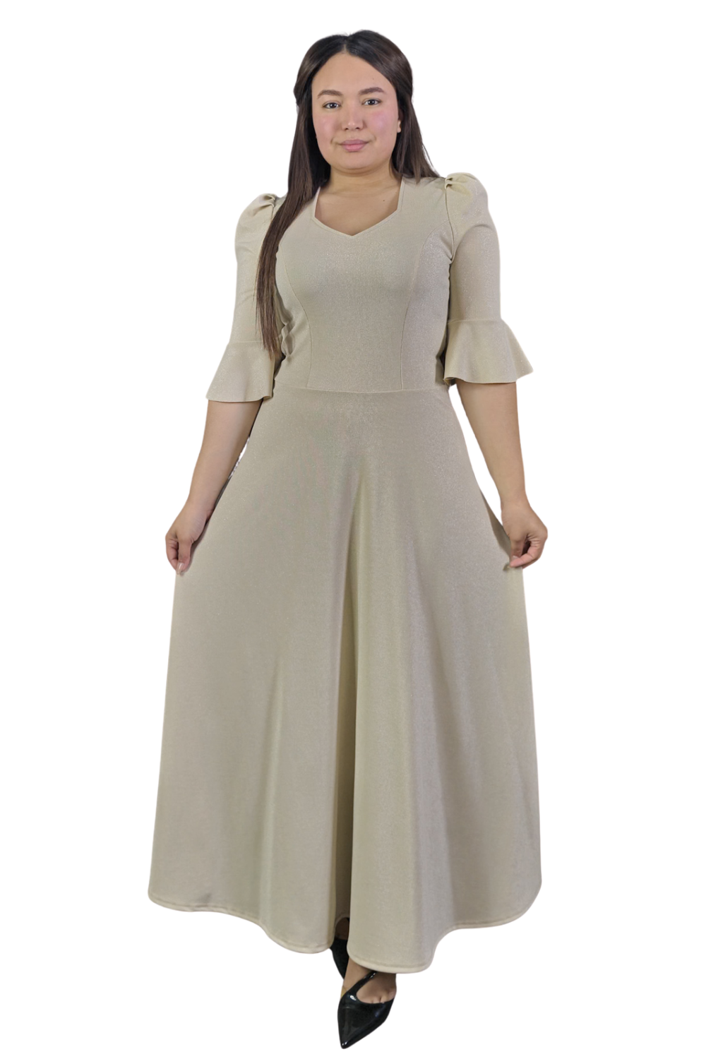 Maxi Vestido Brillos Evelyn