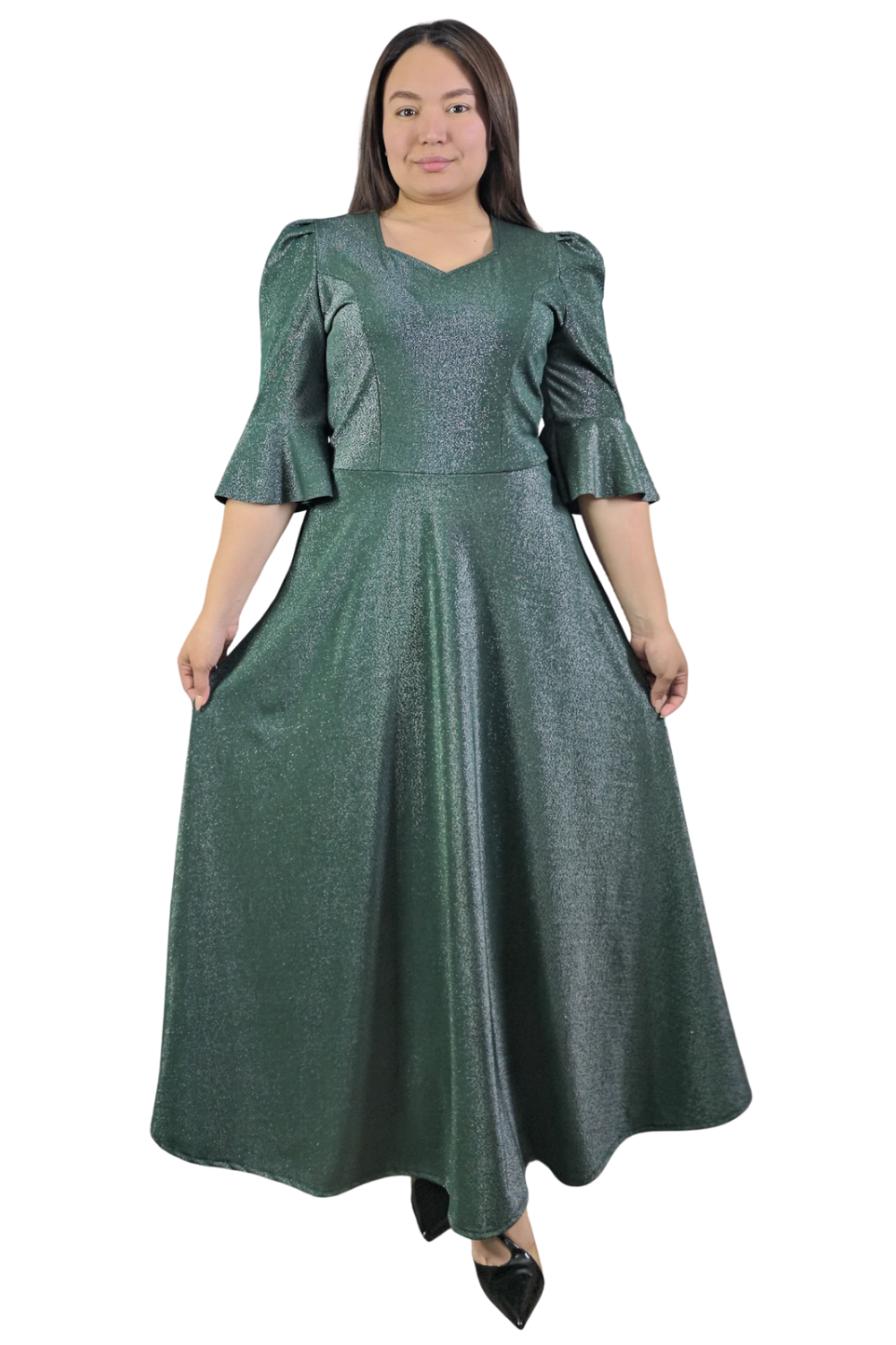 Maxi Vestido Brillos Evelyn