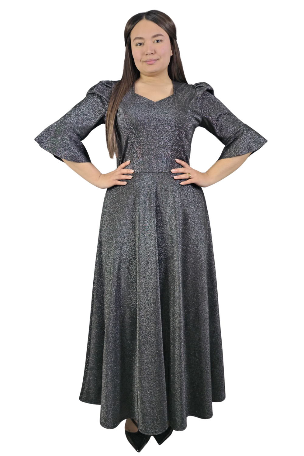 Maxi Vestido Brillos Evelyn