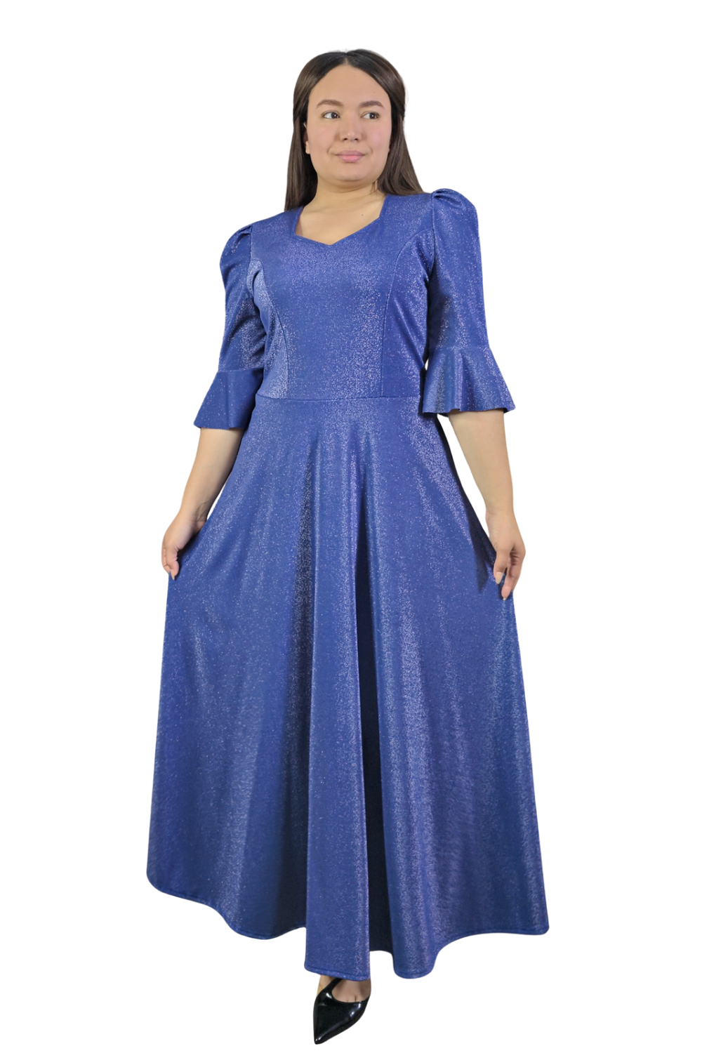 Maxi Vestido Brillos Evelyn
