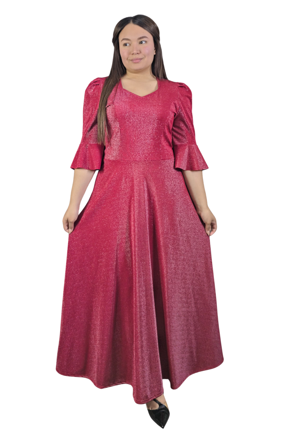 Maxi Vestido Brillos Evelyn