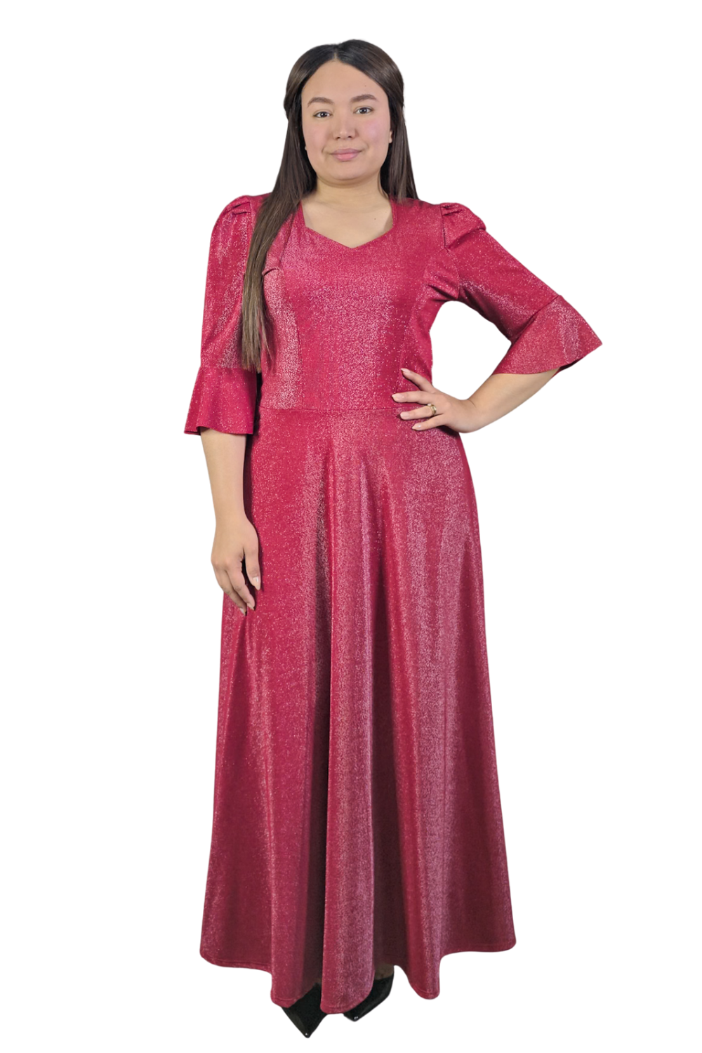 Maxi Vestido Brillos Evelyn