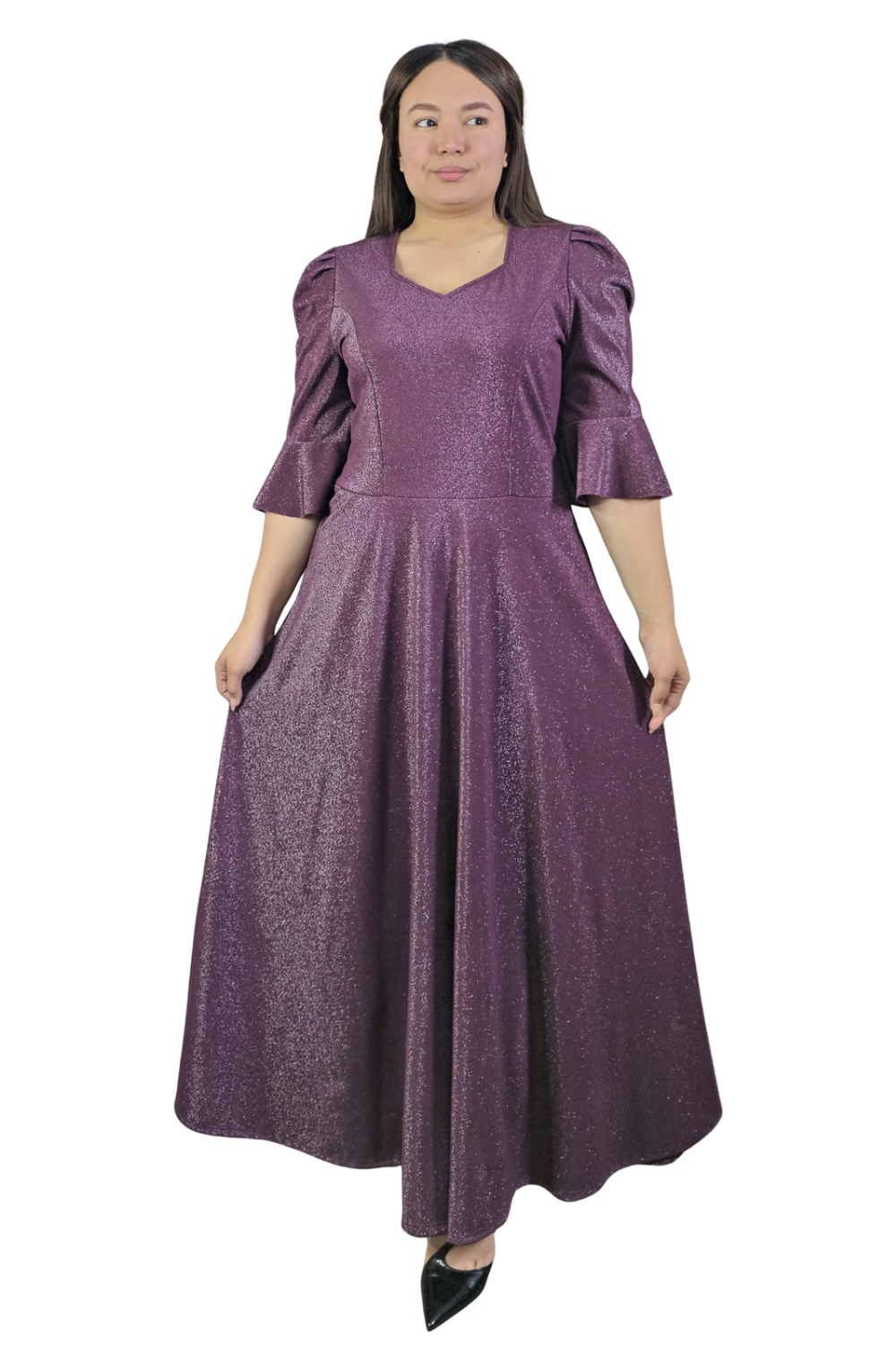 Maxi Vestido Brillos Evelyn