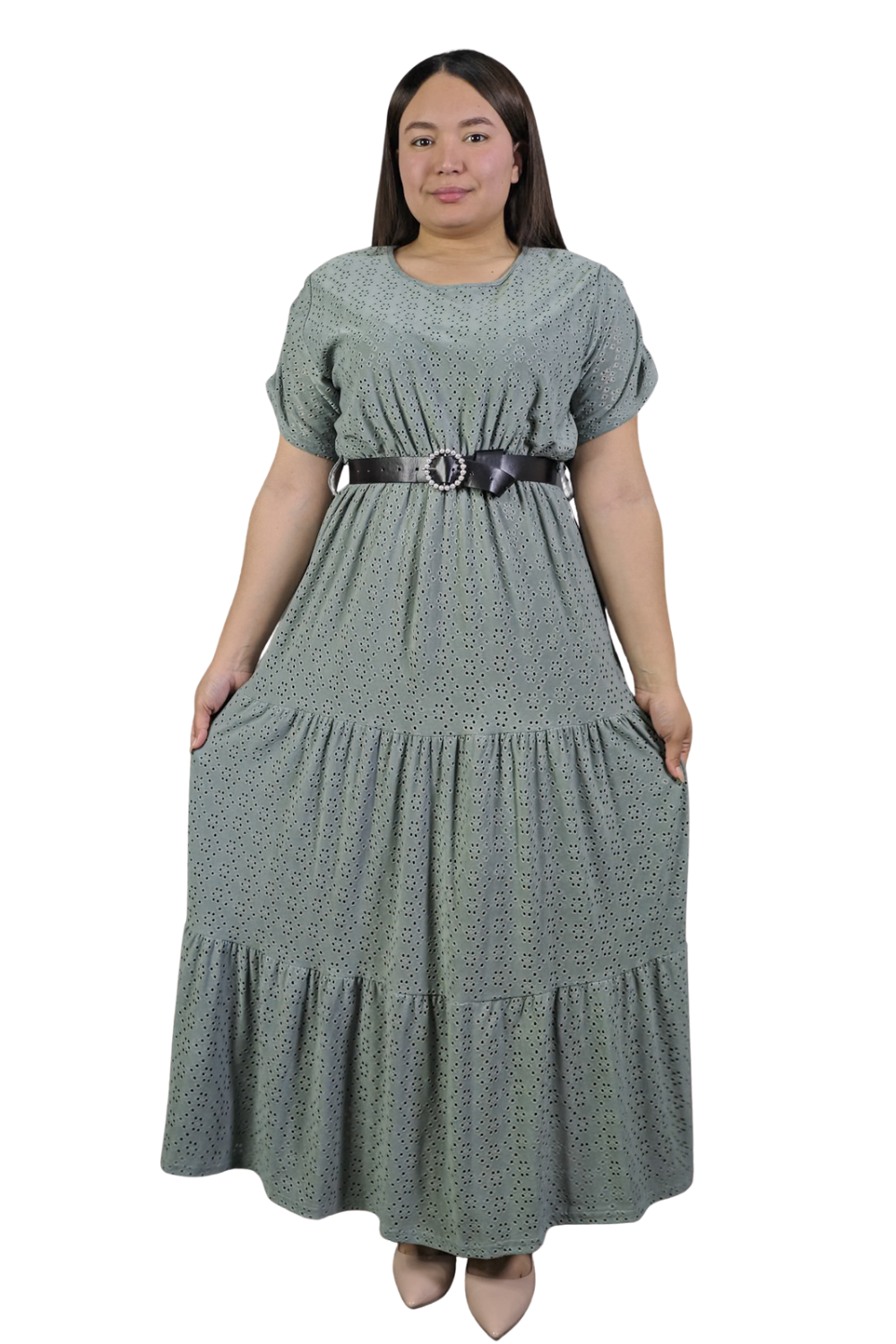 Maxi Vestido Broderie Ada