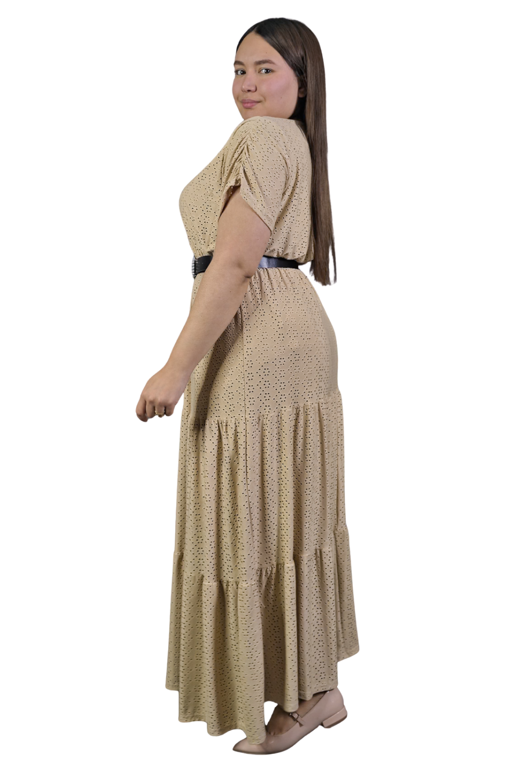 Maxi Vestido Broderie Ada