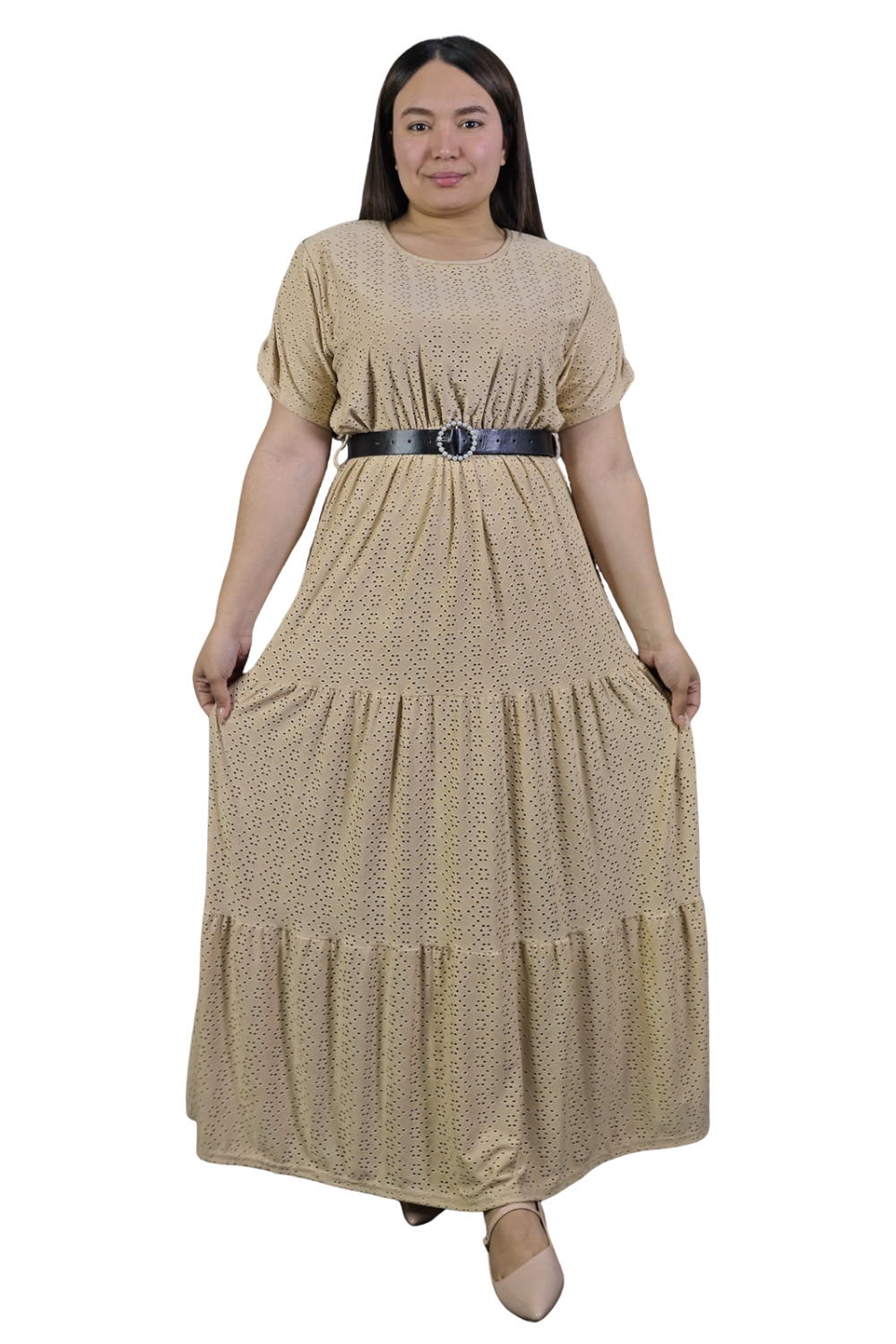 Maxi Vestido Broderie Ada