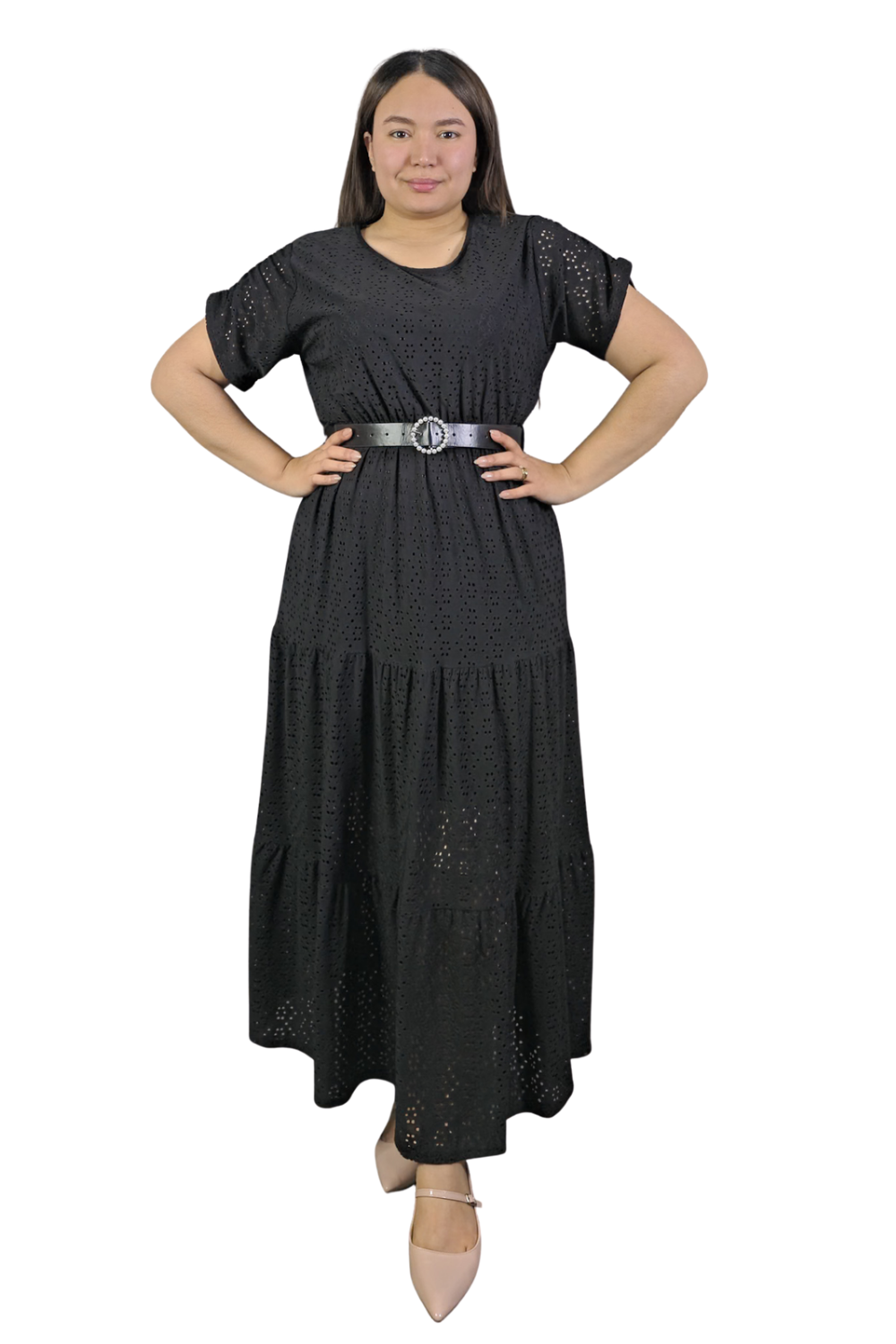 Maxi Vestido Broderie Ada