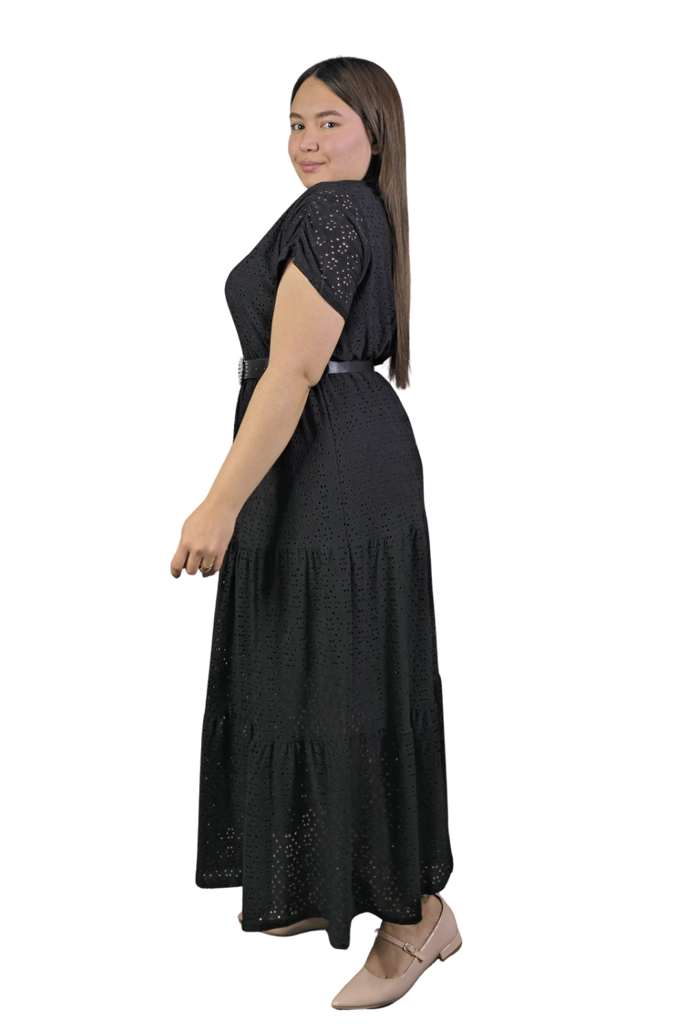 Maxi Vestido Broderie Ada