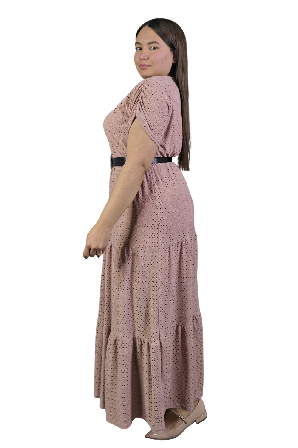 Maxi Vestido Broderie Ada