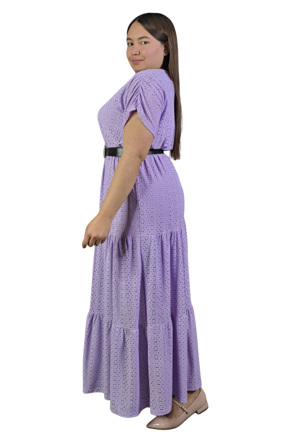 Maxi Vestido Broderie Ada