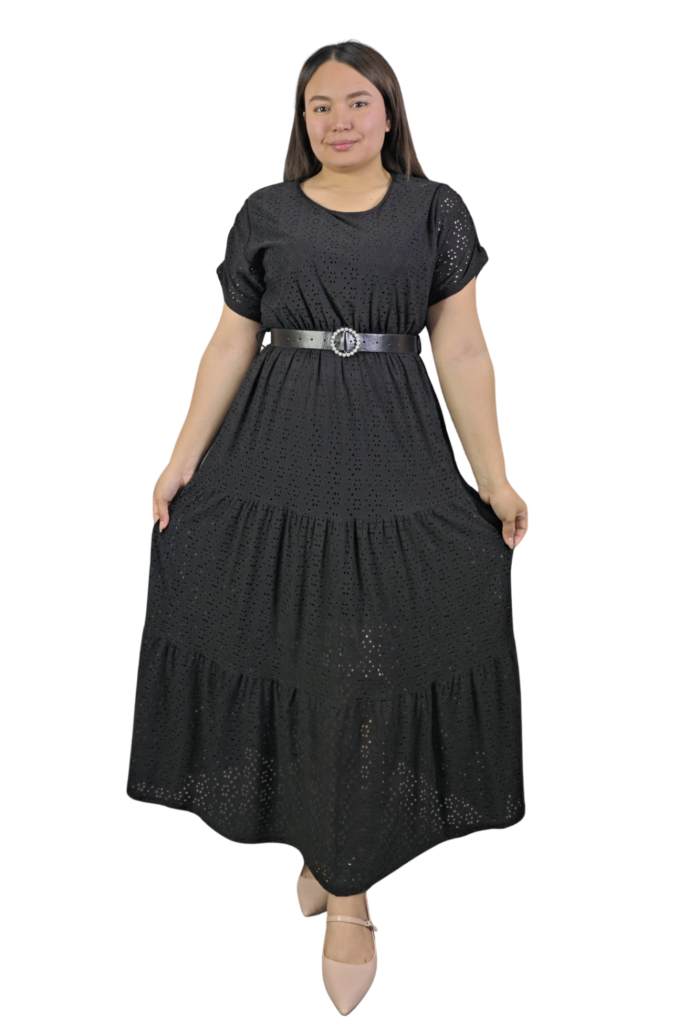 Maxi Vestido Broderie Ada
