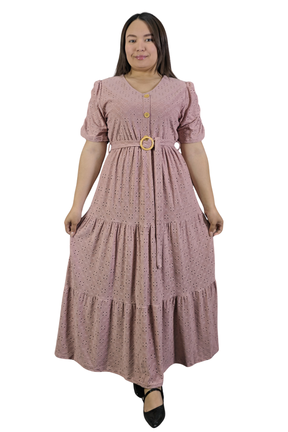 Maxi Vestido Broderie Charis
