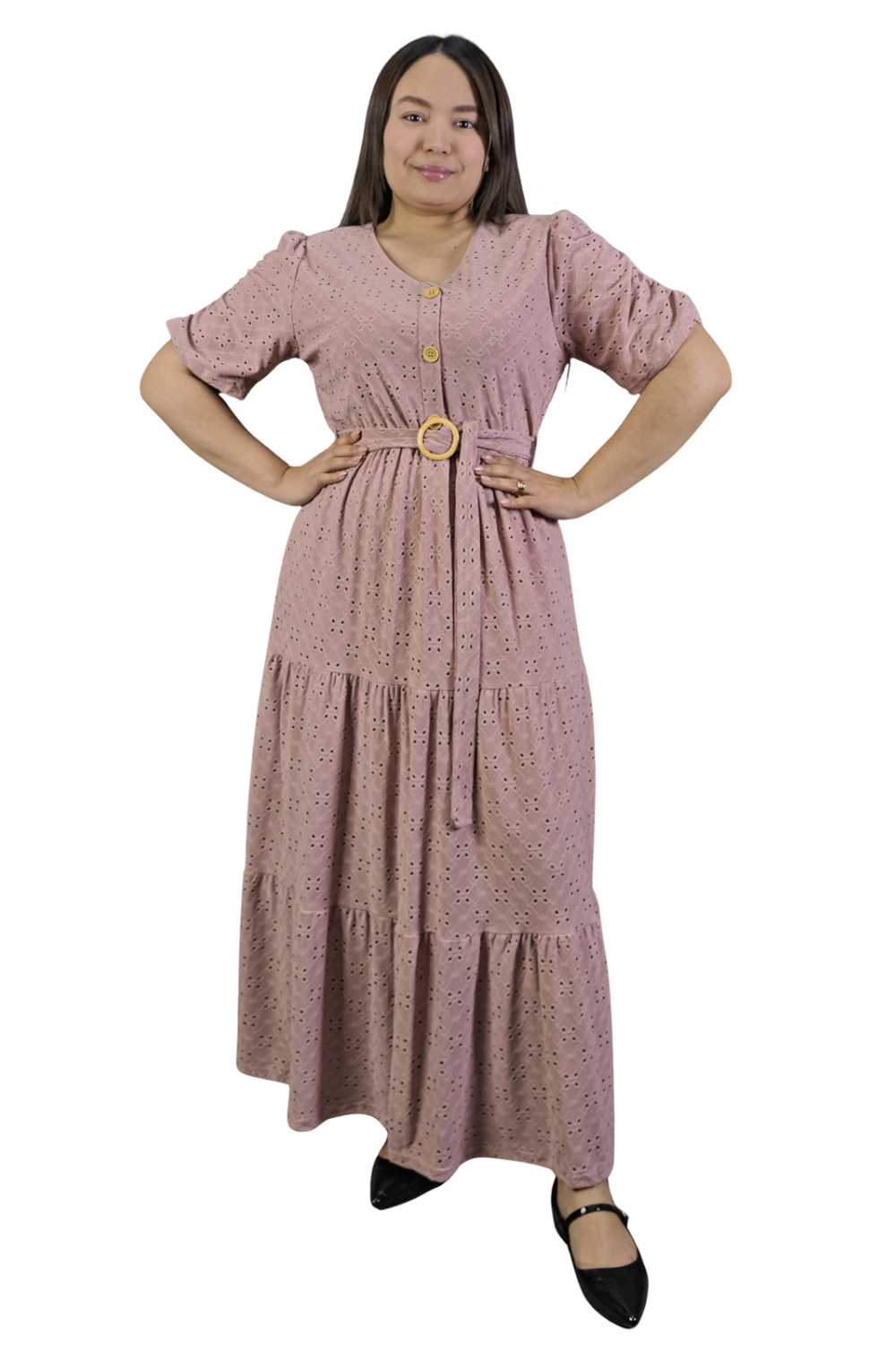 Maxi Vestido Broderie Charis