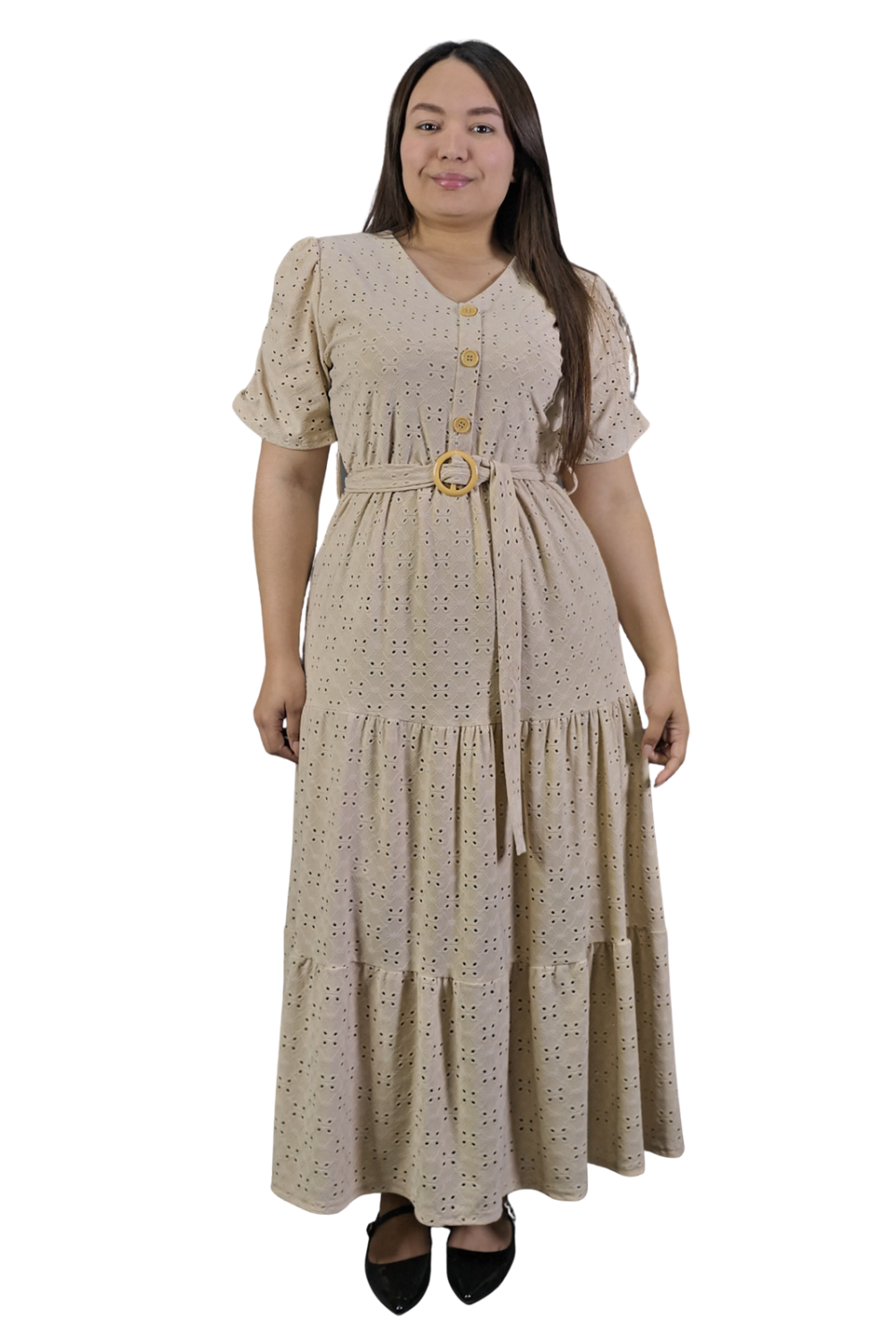 Maxi Vestido Broderie Charis
