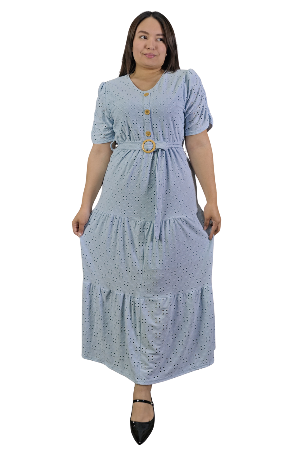 Maxi Vestido Broderie Charis