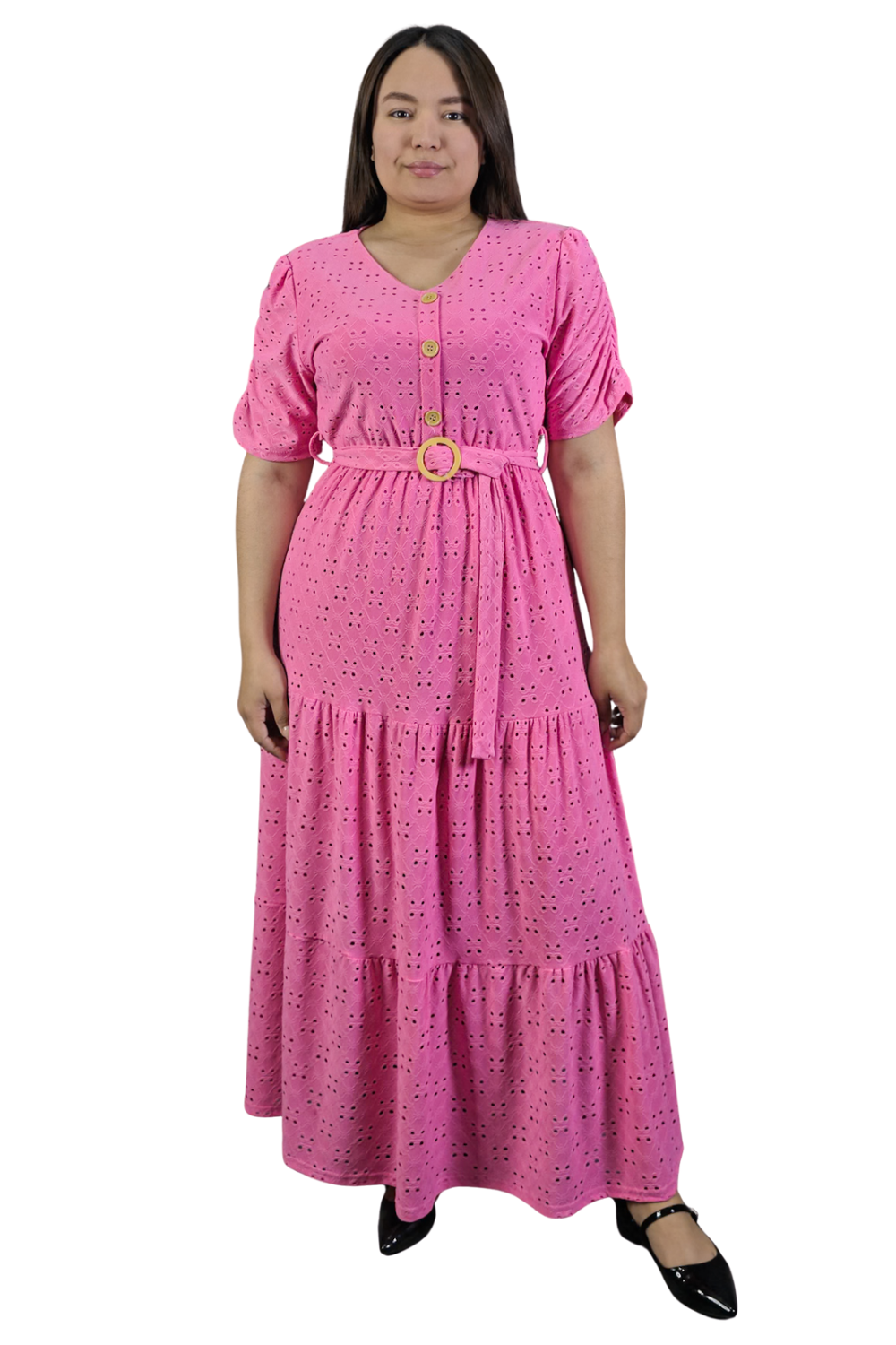 Maxi Vestido Broderie Charis