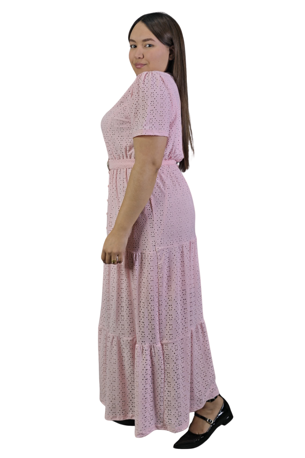 Maxi Vestido Broderie Ginger