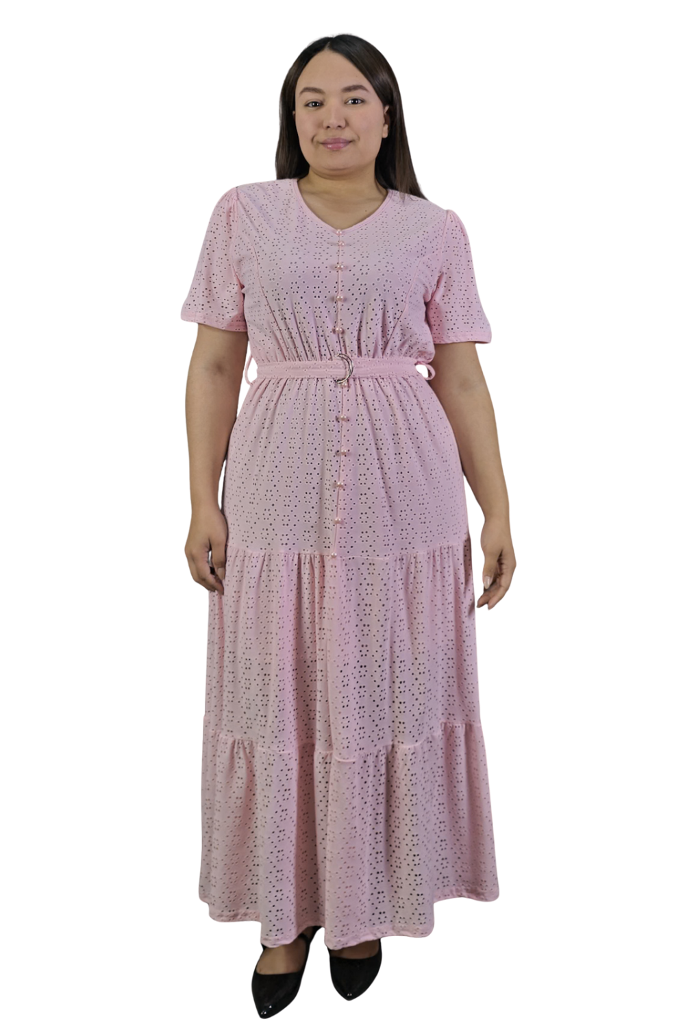 Maxi Vestido Broderie Ginger