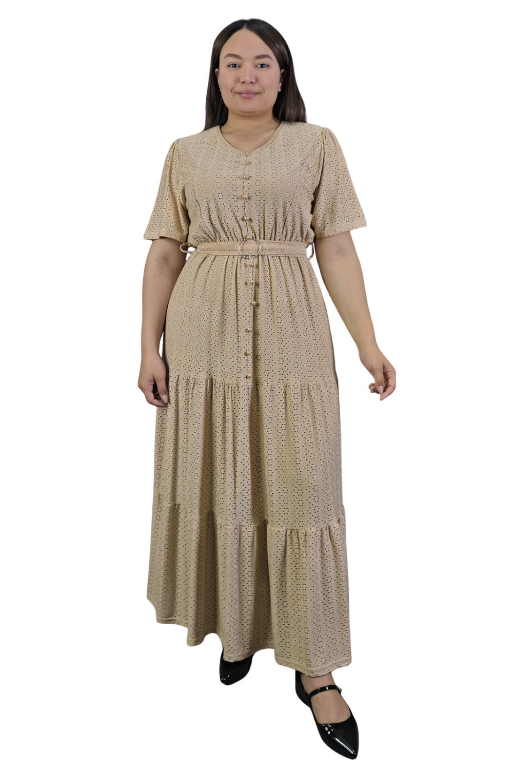 Maxi Vestido Broderie Ginger