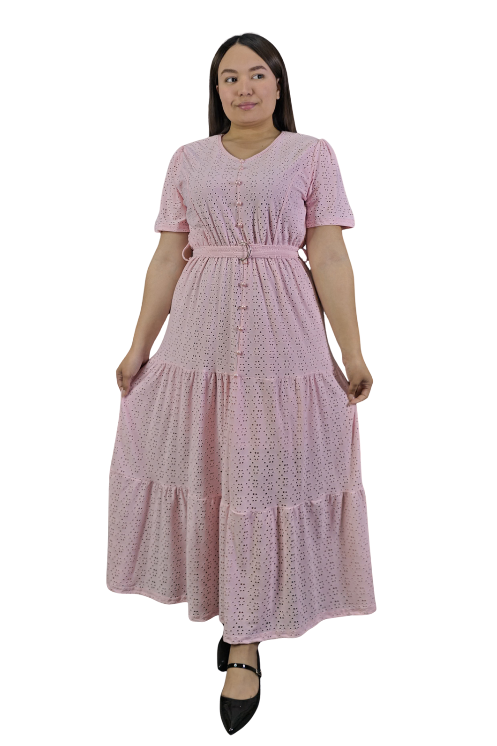 Maxi Vestido Broderie Ginger