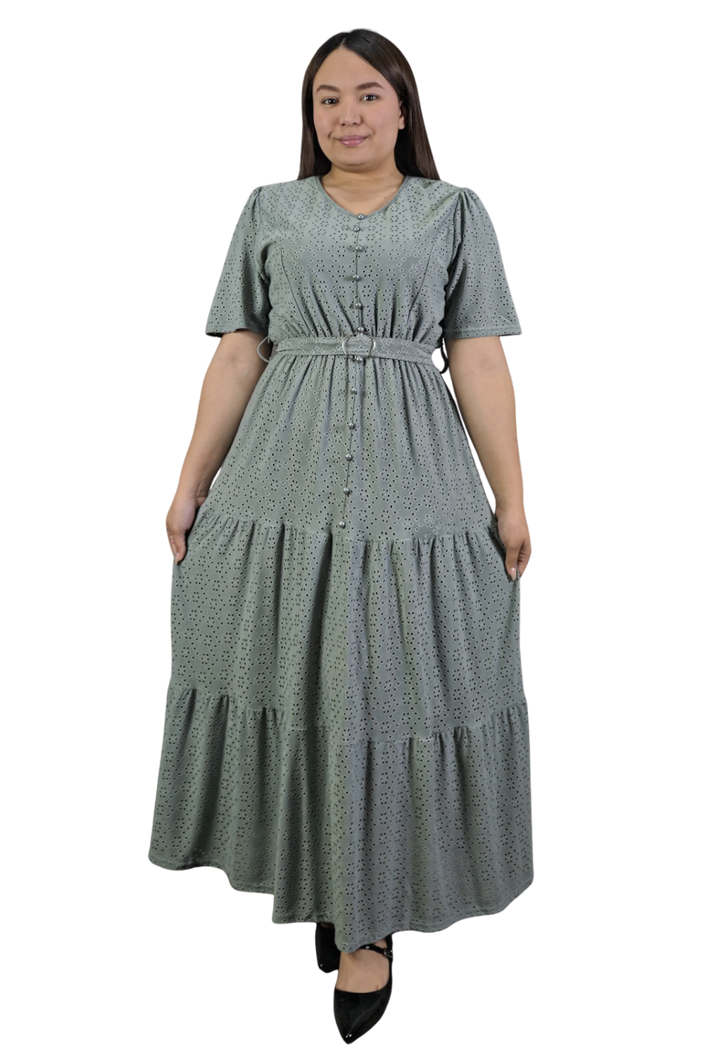 Maxi Vestido Broderie Ginger