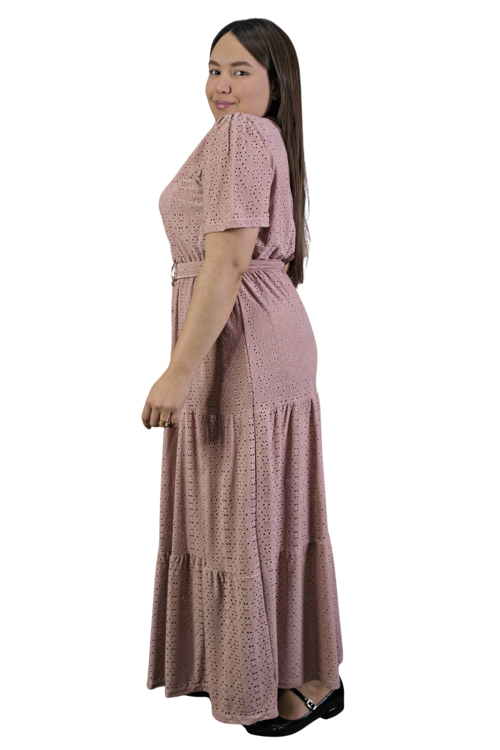 Maxi Vestido Broderie Ginger