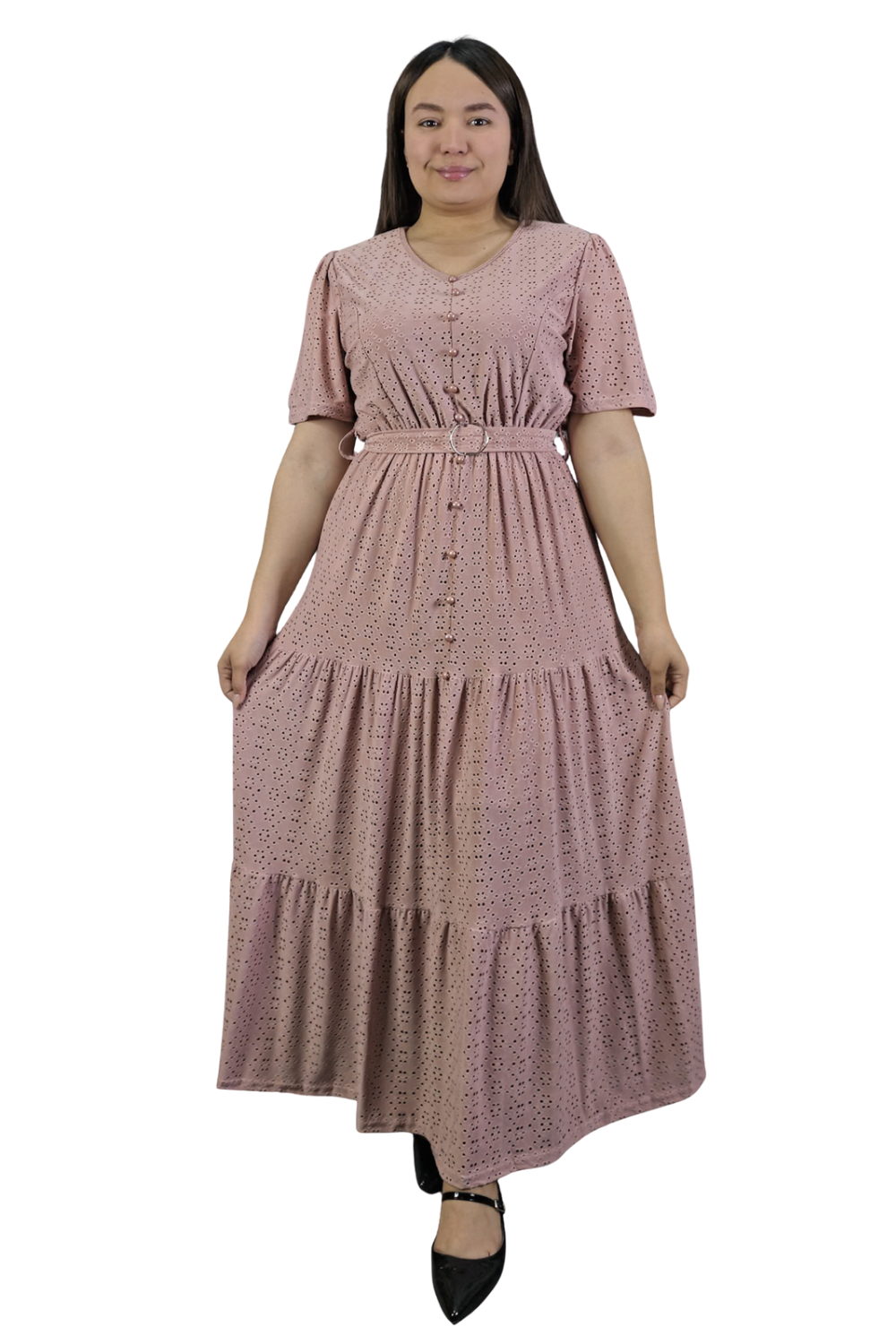 Maxi Vestido Broderie Ginger