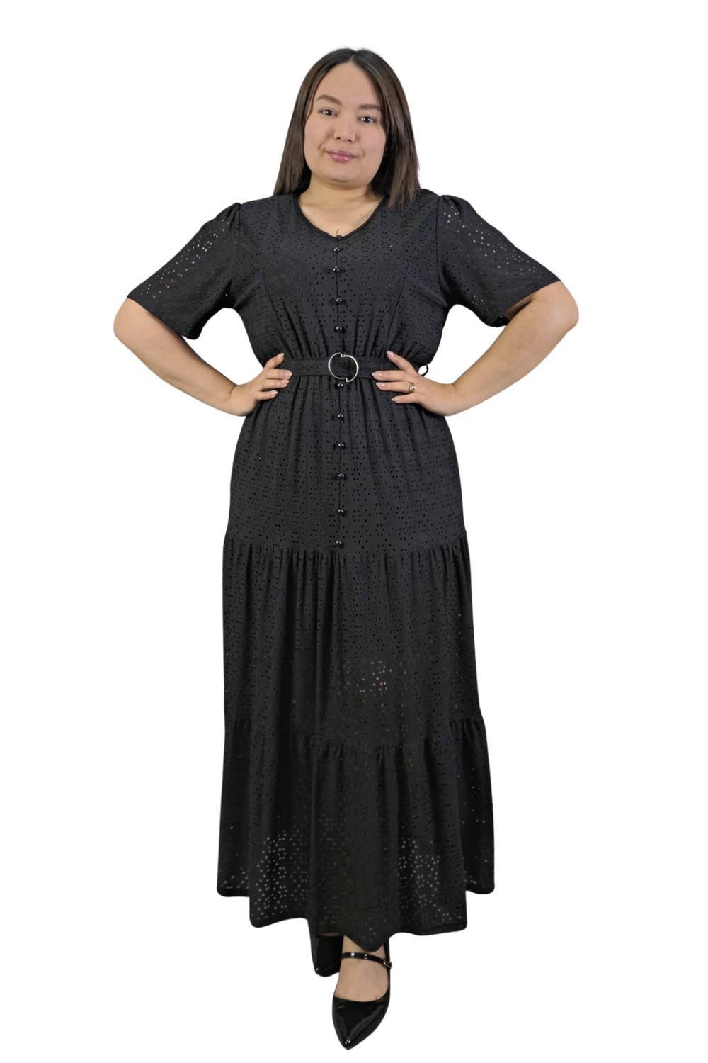 Maxi Vestido Broderie Ginger