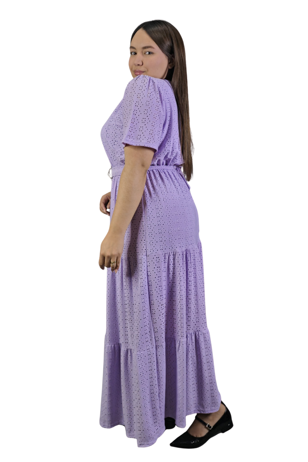 Maxi Vestido Broderie Ginger